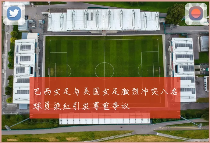 巴西女足与美国女足激烈冲突八名球员染红引发尊重争议